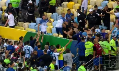 Torcedores de Brasil e Argentina brigam no Maracanã